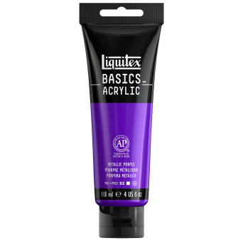 Farba akrylowa Basics Acrylic - Liquitex - 340, Metallic Purple, 118 ml