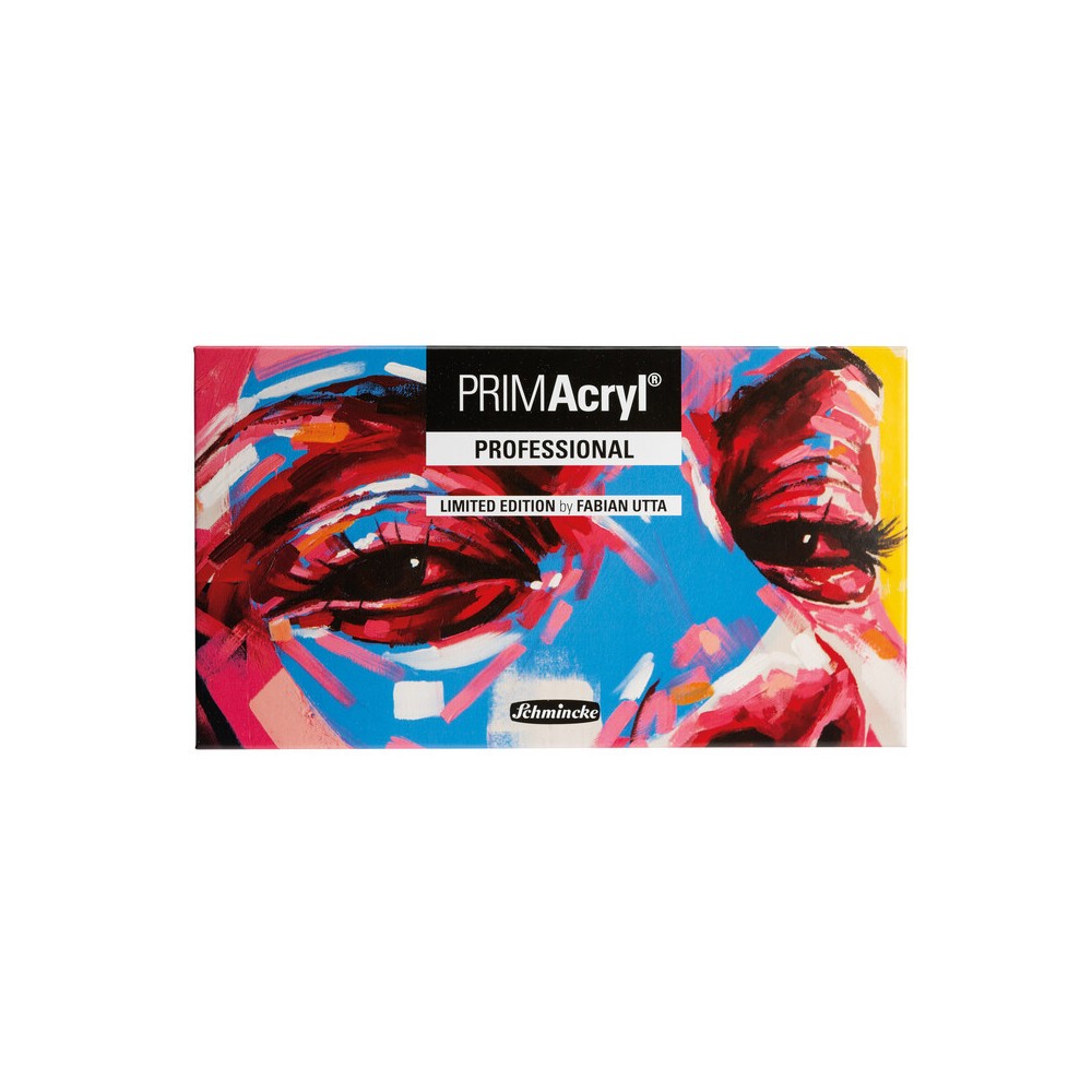Set of Limited Edition Fabian Utta PRIMAcryl professional acrylic paints - Schmincke - 8 x 60 ml