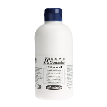 Farba gwasz Akademie Gouache - Schmincke - 100, White, 500 ml