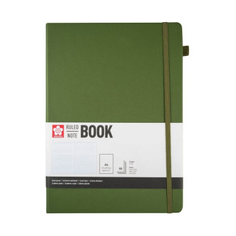 Ruled Notebook A4 - Sakura - Pine Needle, hardcover, 140 g/m2