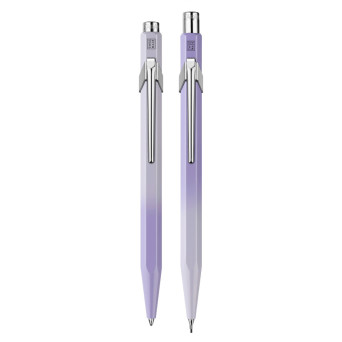 Set of 849 ballpoint pen and pencil 844 - Caran d'Ache - Blooming Lavender, 2 pcs.
