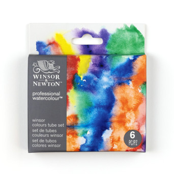 Zestaw akwareli Professional Winsor - Winsor & Newton - 6 x 5 ml