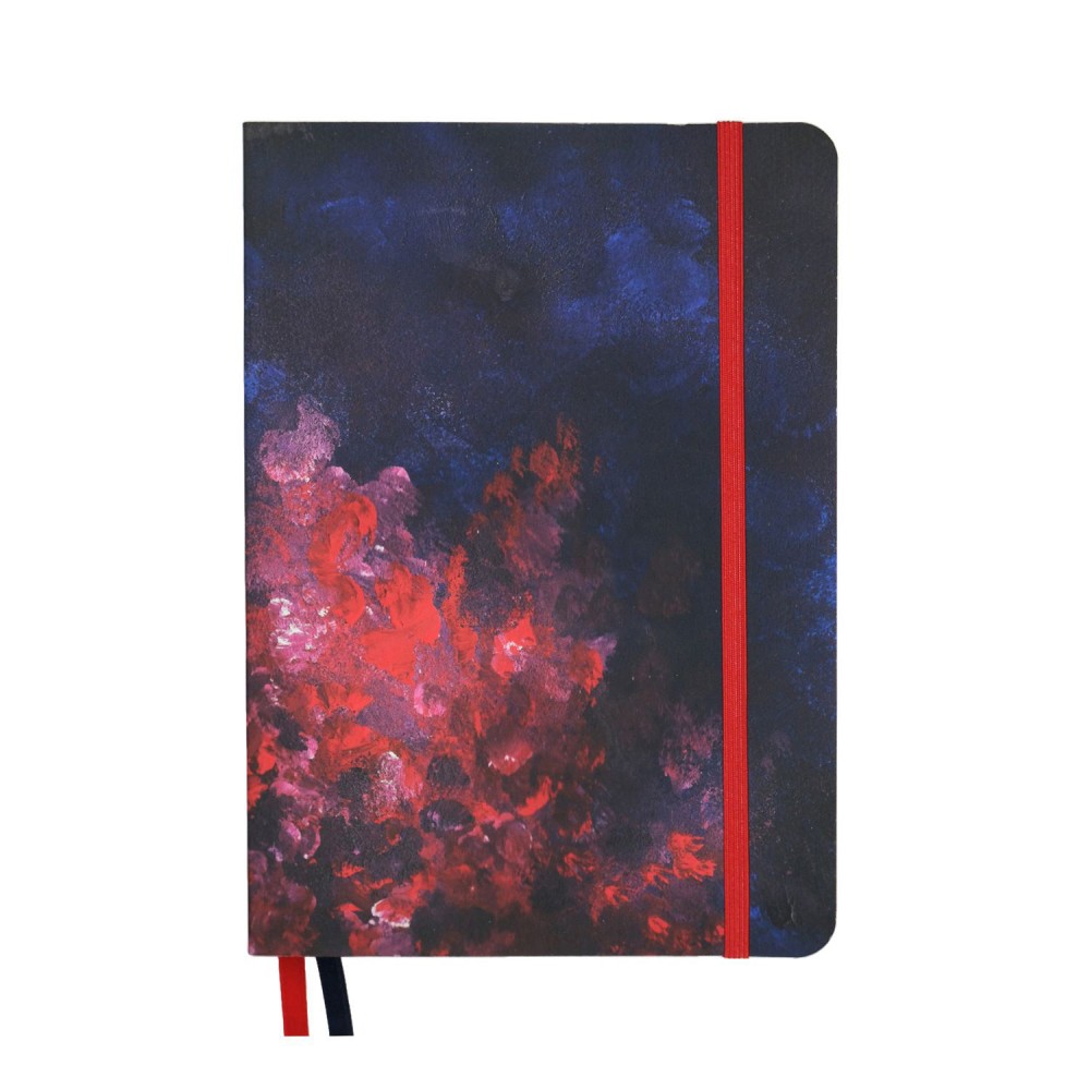 Notes w kropki Fire in the Night B5 - Devangari - miękka okładka, 120 g/m2