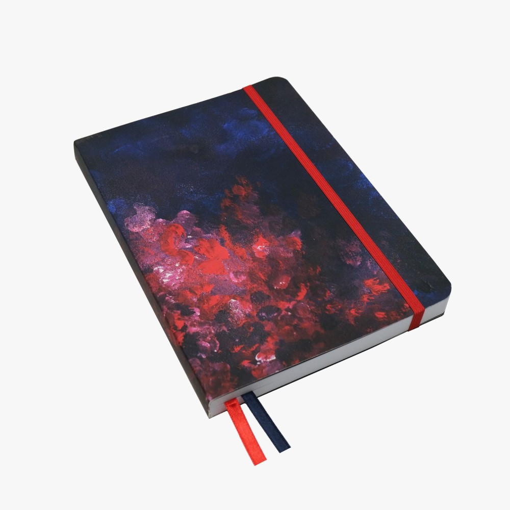 Notes w kropki Fire in the Night B5 - Devangari - miękka okładka, 120 g/m2