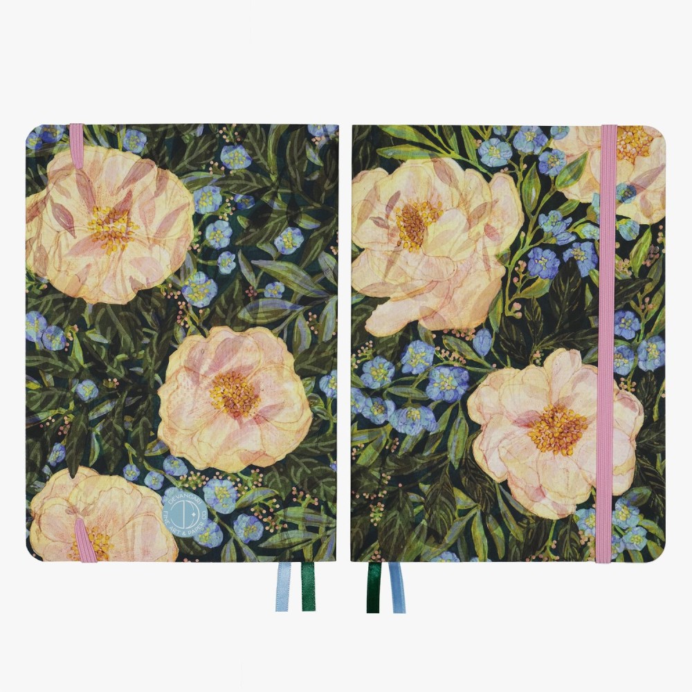 Dotted notebook Wildflower Whispers B5 - Devangari - softcover, 120 g/m2