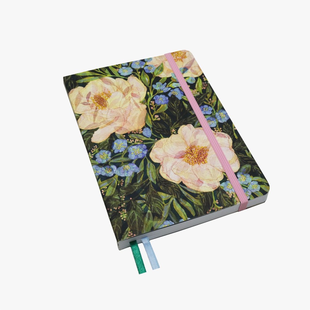 Notes w kropki Wildflower Whispers B5 - Devangari - miękka okładka, 120 g/m2