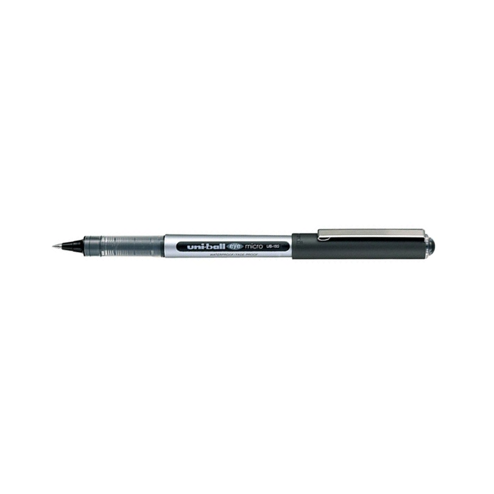 Pióro kulkowe Eye Micro Eco UB-150E - Uni - czarne, 0,3 mm
