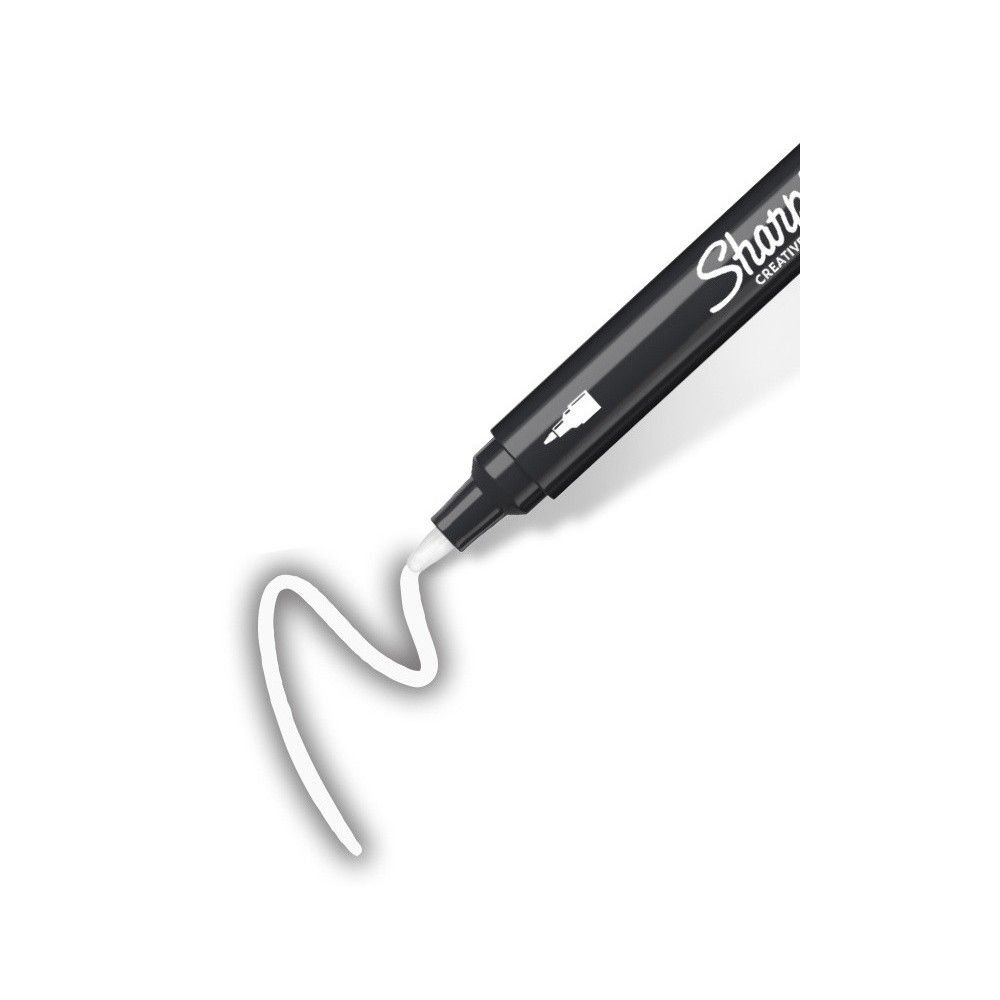 Marker akrylowy - Sharpie - White, 2,5 mm