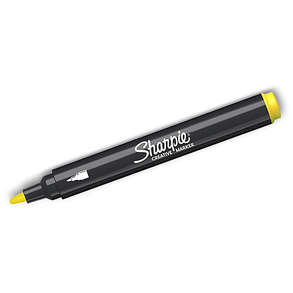 Marker akrylowy - Sharpie - Yellow, 2,5 mm