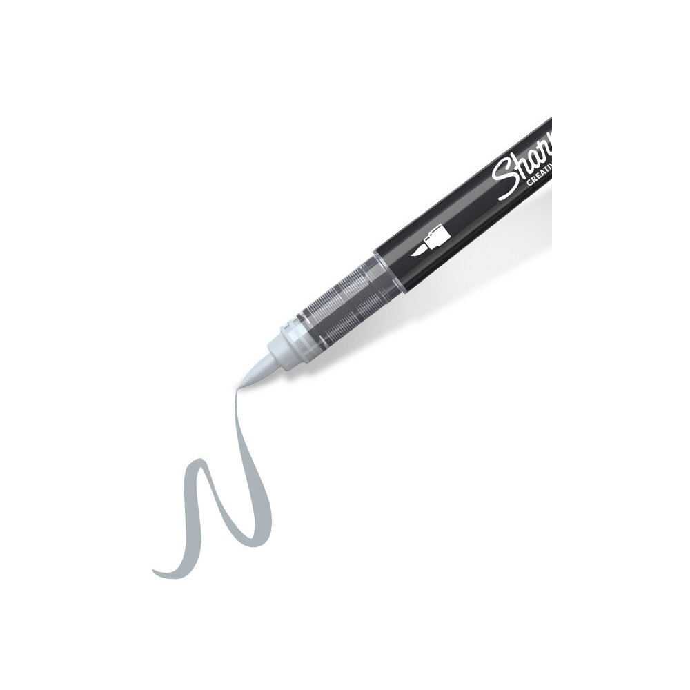 Marker akrylowy pędzelkowy Brush - Sharpie - Cool Grey