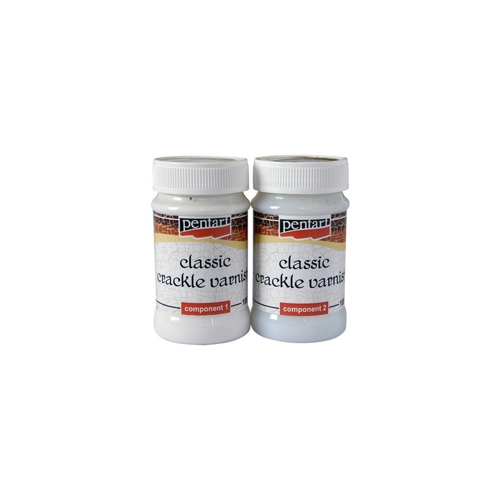 Classic crackle varnish - Pentart - two components, 2 x 100 ml