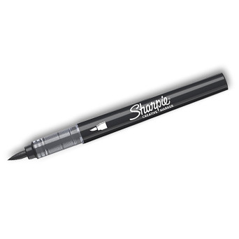 Marker akrylowy pędzelkowy Brush - Sharpie - Black