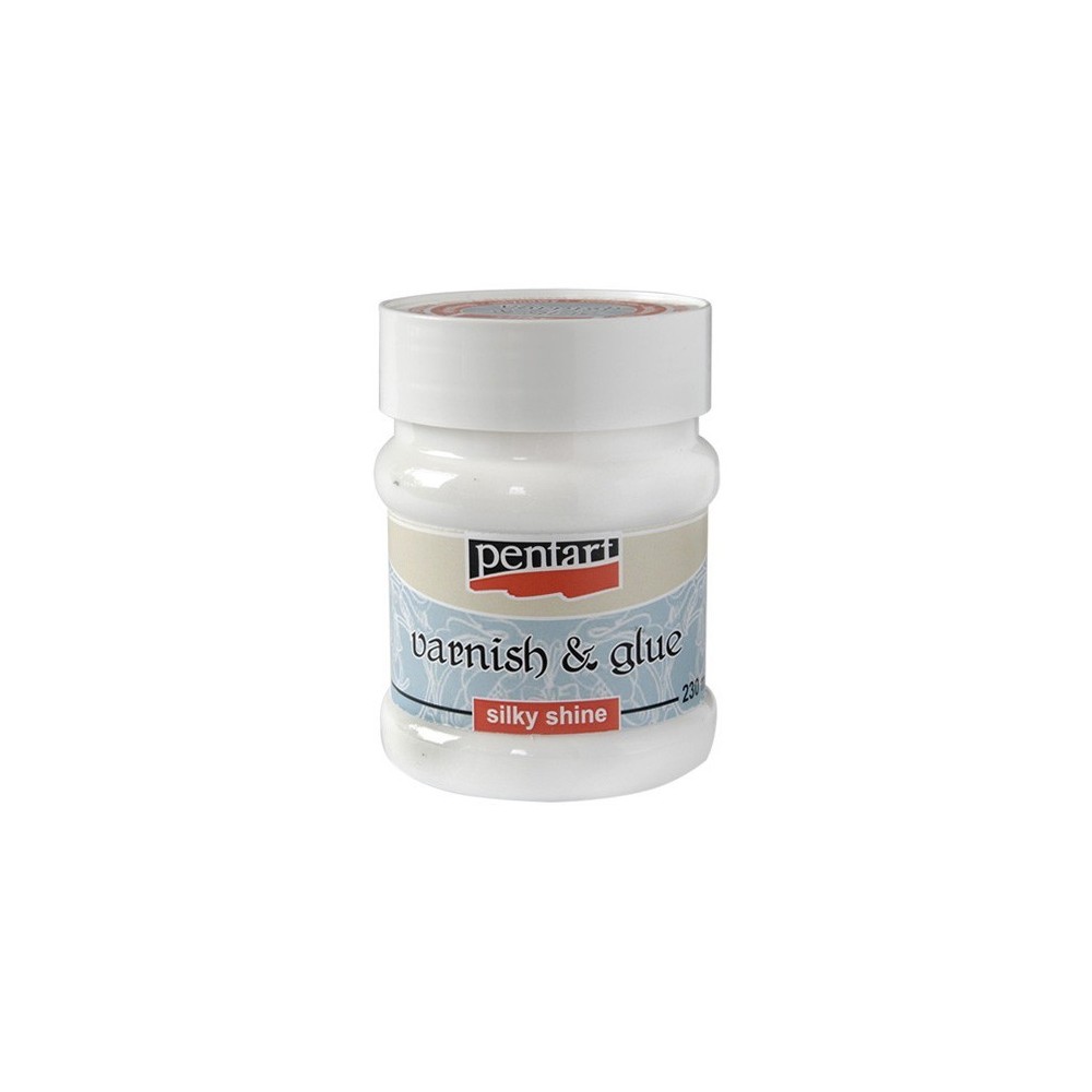 Varnish and glue - Pentart - silky shine, 230 ml
