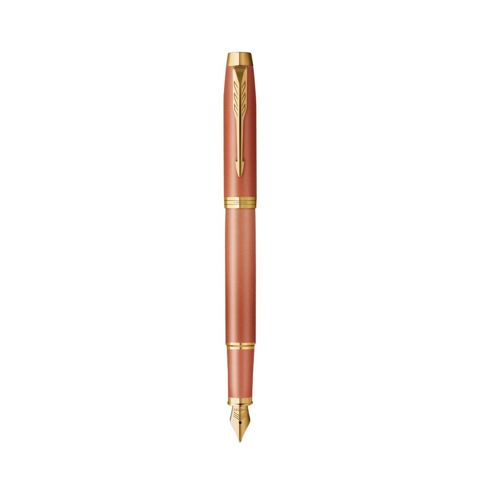 Pióro wieczne IM Rituals w etui - Parker - Orange & Gold Trim, F