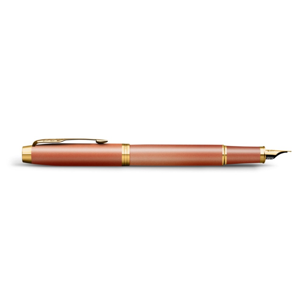 Fountain pen IM Rituals - Parker - Orange & Gold Trim, F