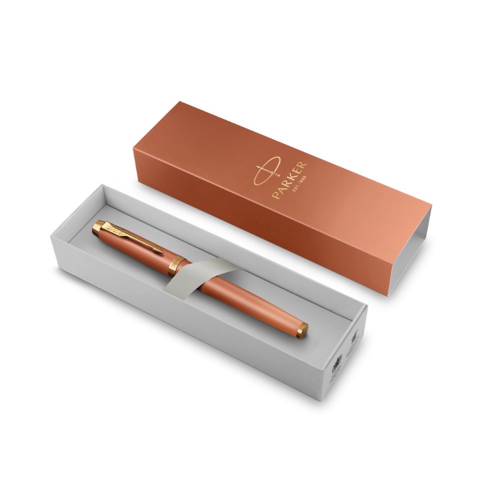 Fountain pen IM Rituals - Parker - Orange & Gold Trim, F