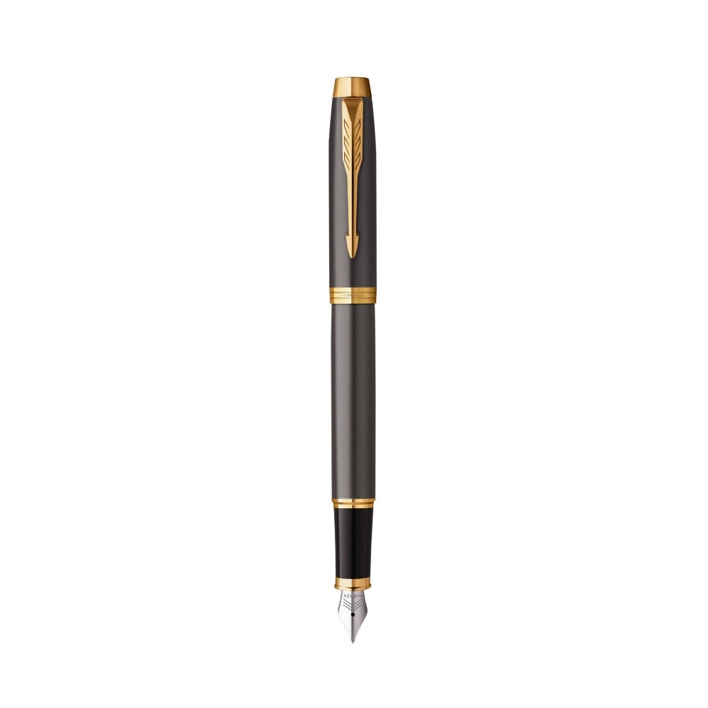 Fountain pen IM - Parker - Grey Core & Gold Trim, F