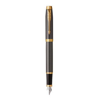 Fountain pen IM - Parker - Grey Core & Gold Trim, F