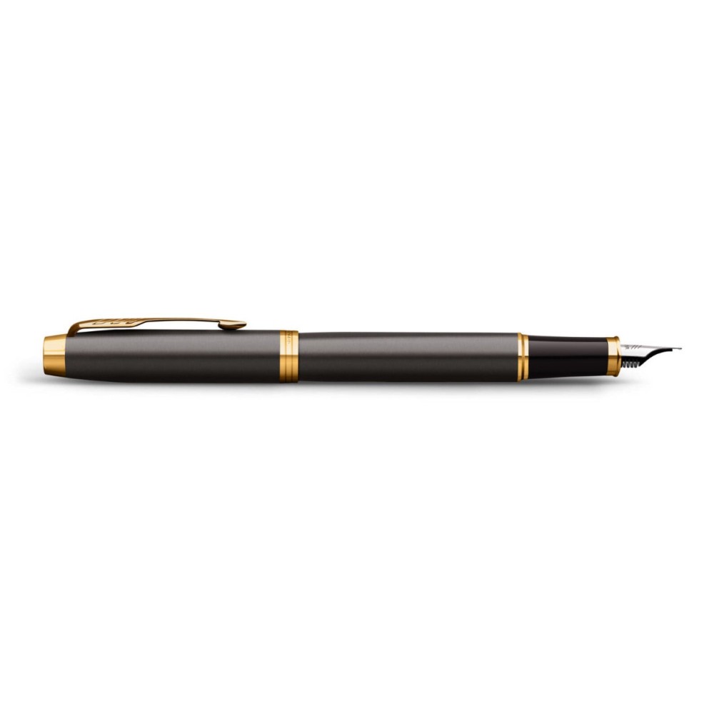 Fountain pen IM - Parker - Grey Core & Gold Trim, F