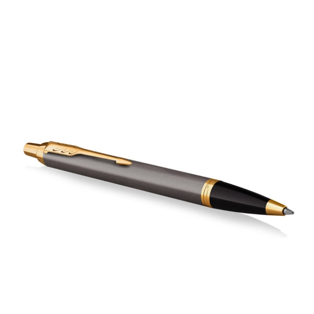 Ballpoint pen IM - Parker - Grey Core & Gold Trim