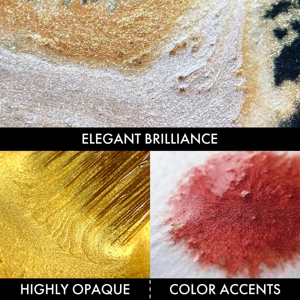 Set of watercolor Gansai Tambi Metallic paints - Kuretake - 24 pcs.