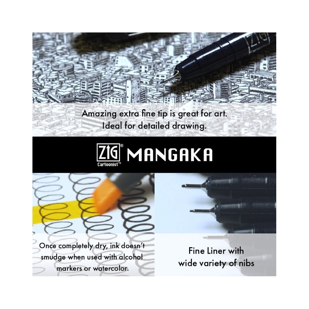 Illustration Basic Set 2 Inktober 2025 - Kuretake - 5 pcs.