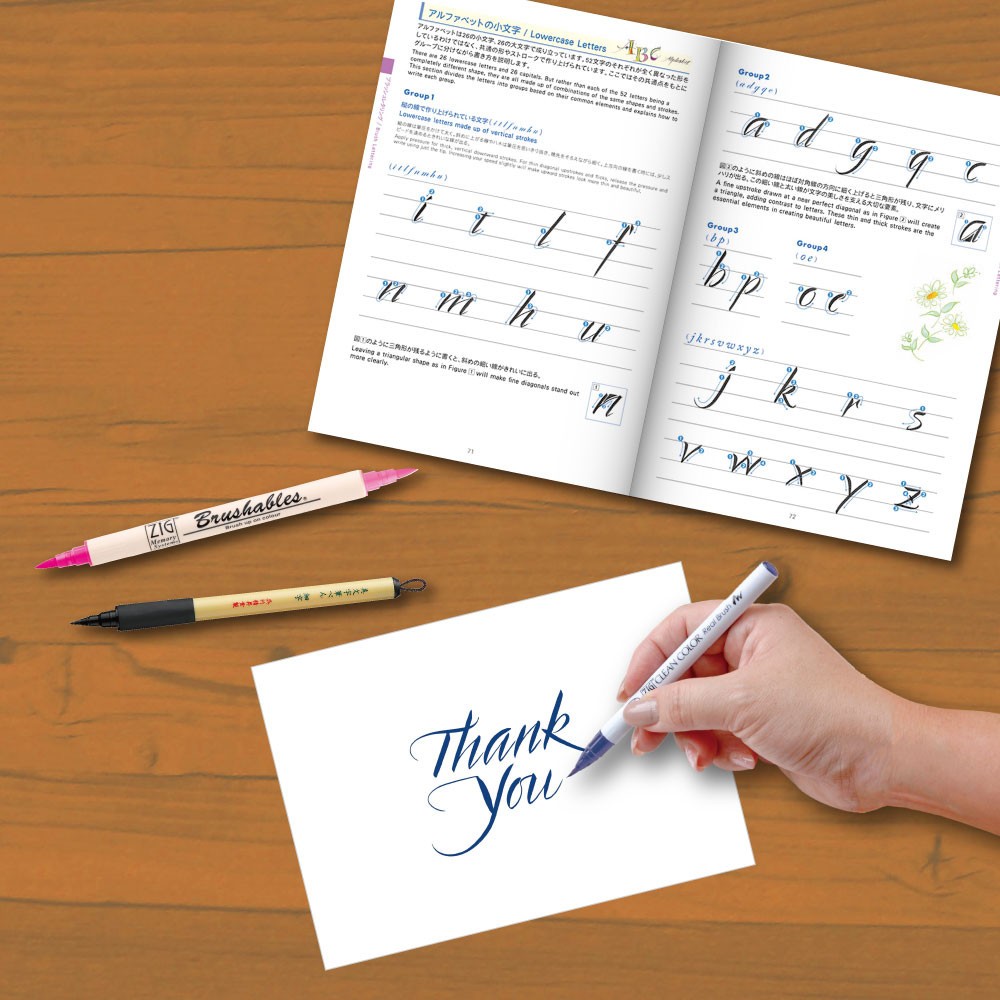 Zestaw do kaligrafii Zig Brush Lettering Starter Set - Kuretake - 5 szt.
