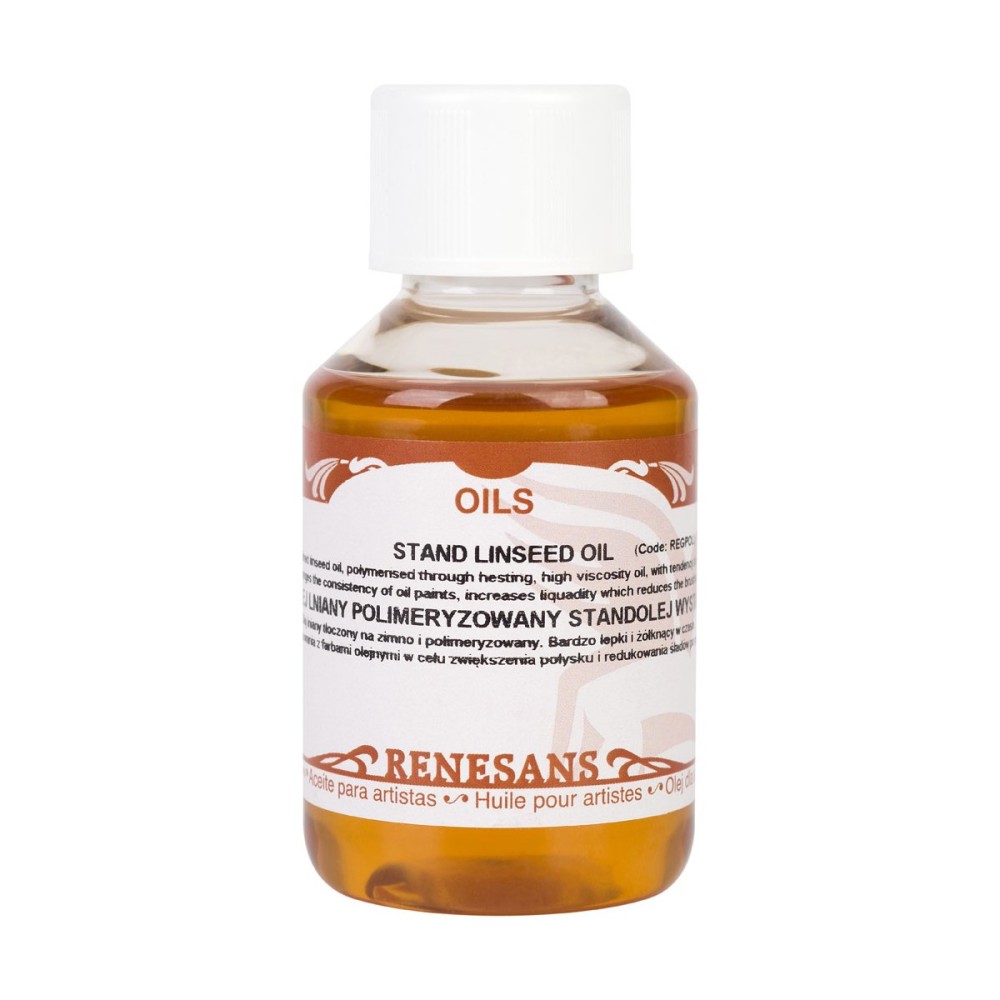 Stand linseed oil - Renesans - 100 ml