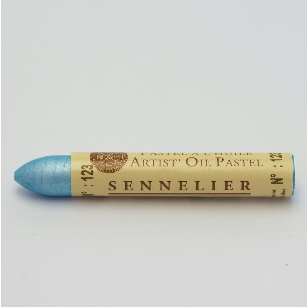 Artist' Oil Pastel - Sennelier - 123, Iridescent Transparent Blue