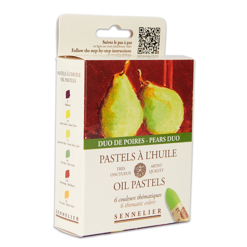Zestaw pasteli olejnych Artist' Pears Duo - Sennelier - 6 szt.