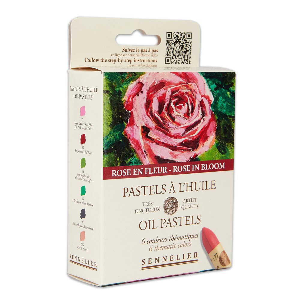 Zestaw pasteli olejnych Artist' Rose in Bloom - Sennelier - 6 szt.