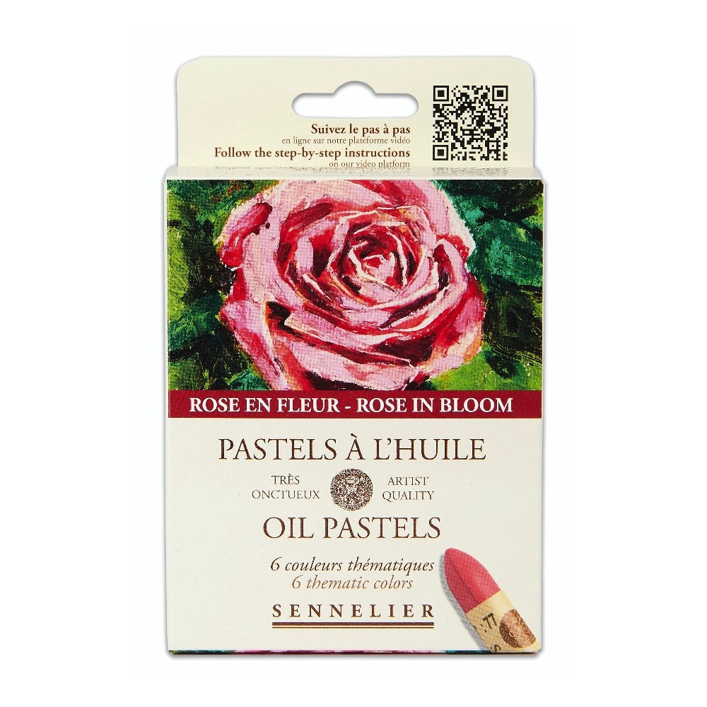 Zestaw pasteli olejnych Artist' Rose in Bloom - Sennelier - 6 szt.