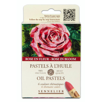 Set of Rose in Bloom Artist' Oil Pastels - Sennelier - 6 pcs.