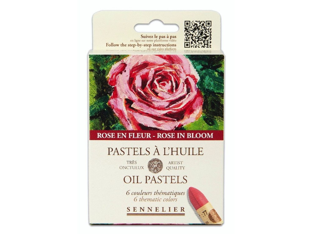 Set of Rose in Bloom Artist' Oil Pastels - Sennelier - 6 pcs.