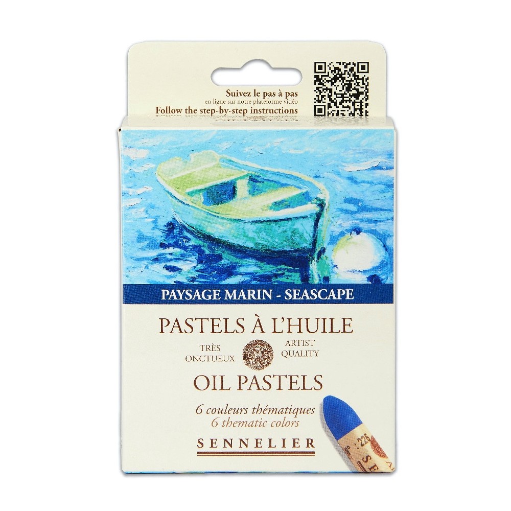 Set of Seascape Artist' Oil Pastels - Sennelier - 6 pcs.