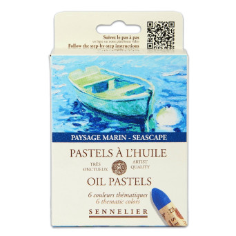 Set of Seascape Artist' Oil Pastels - Sennelier - 6 pcs.