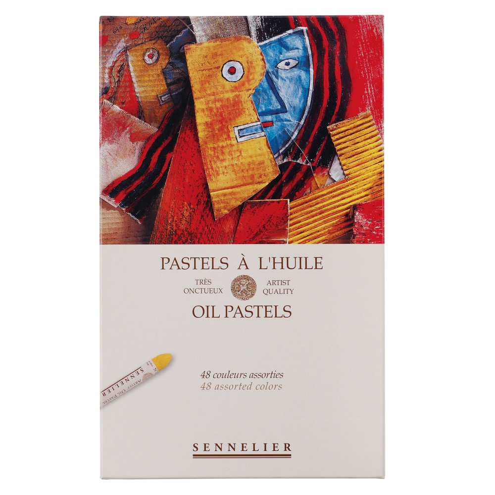 Set of Assorted Colors Artist' Oil Pastels - Sennelier - 48 pcs.