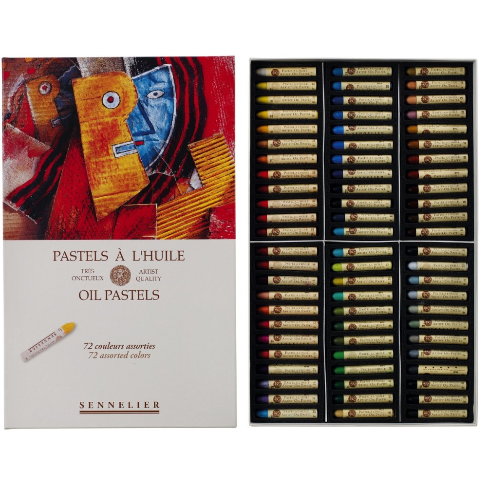 Zestaw pasteli olejnych Artist' Assorted Colors - Sennelier - 72 szt.