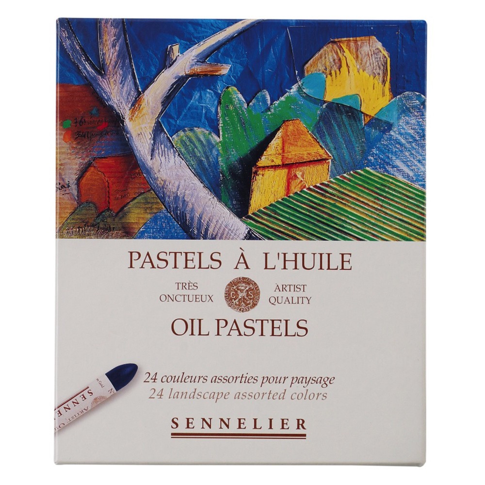 Zestaw pasteli olejnych Artist' Landscape - Sennelier - 24 szt.