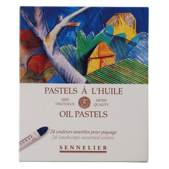 Set of Landscape Artist' Oil Pastels - Sennelier - 24 pcs.