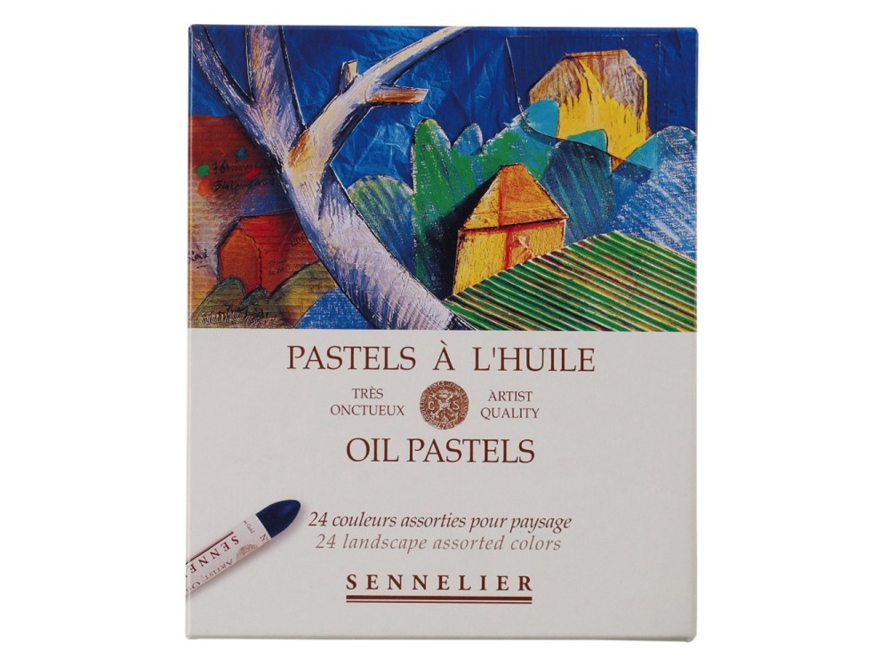 Set of Landscape Artist' Oil Pastels - Sennelier - 24 pcs.