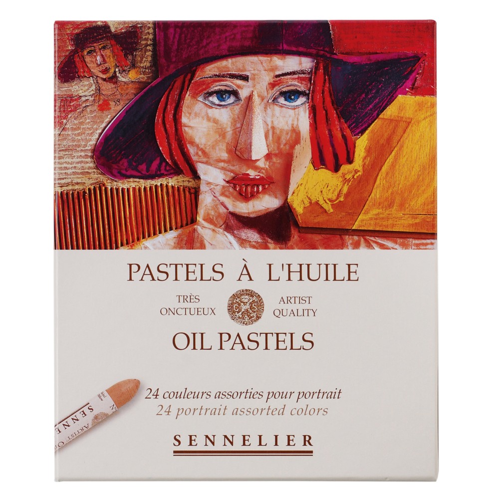 Set of Portrait Artist' Oil Pastels - Sennelier - 24 pcs.