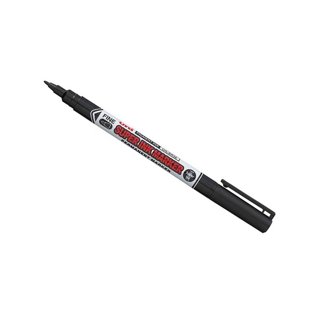 Marker permanentny do płyt CD - Uni - okrągła końcówka, czarny