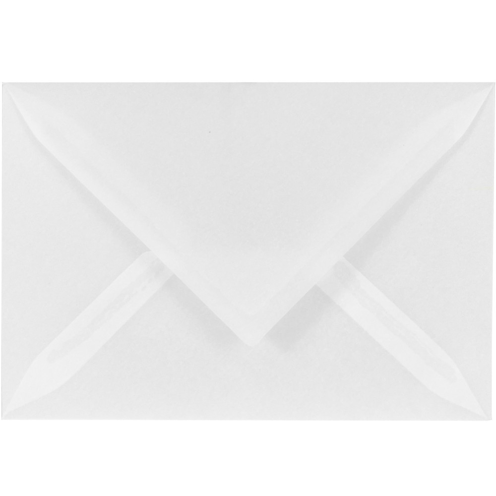 Cleartrans transparent envelope 110 g - B6, White