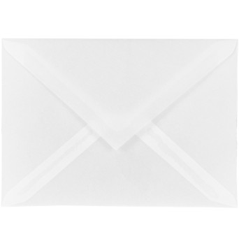 Koperta z kalki Cleartrans 110 g - C6, White, biała