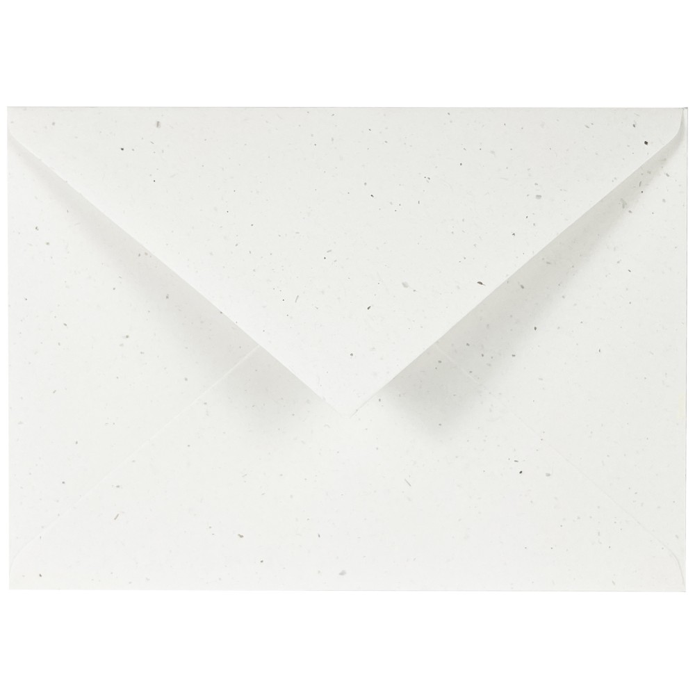 Curious Particles envelope 120 g - C6 White Java