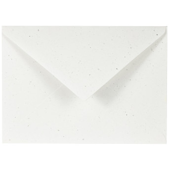 Curious Particles envelope 120 g - C6 White Java
