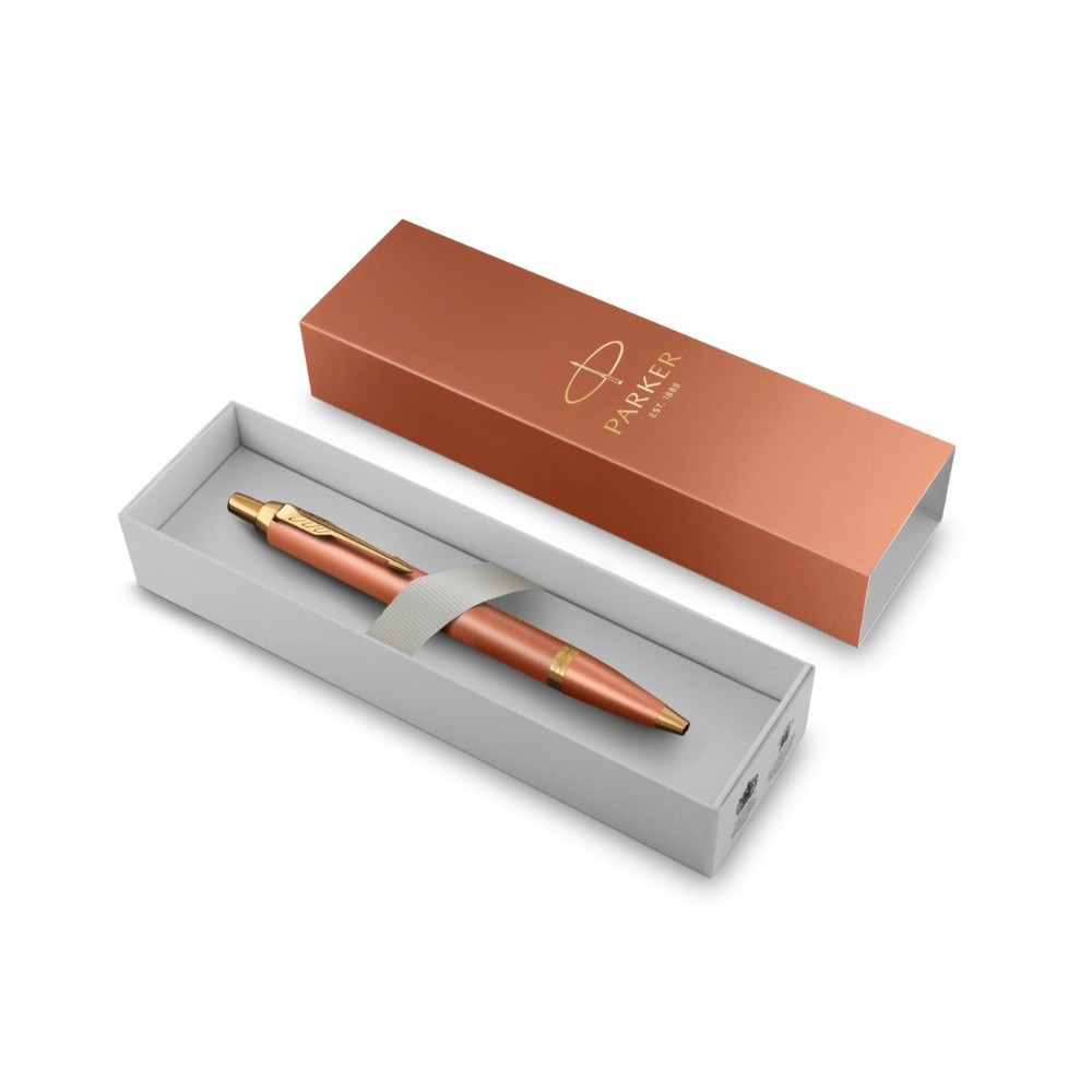 Długopis IM Rituals w etui - Parker - Orange & Gold Trim