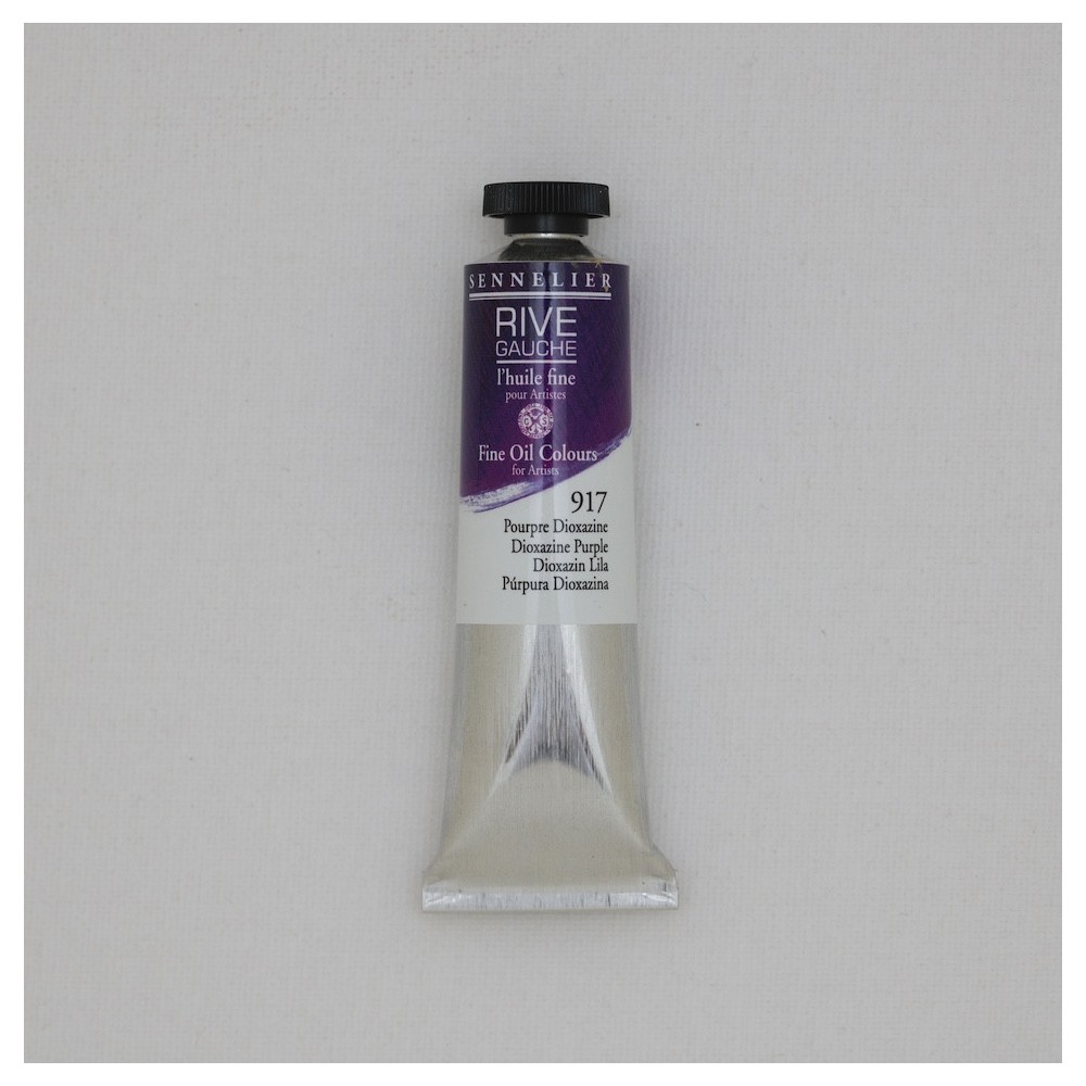Rive Gauche fine oil paint - Sennelier - 917, Dioxazine Purple, 40 ml