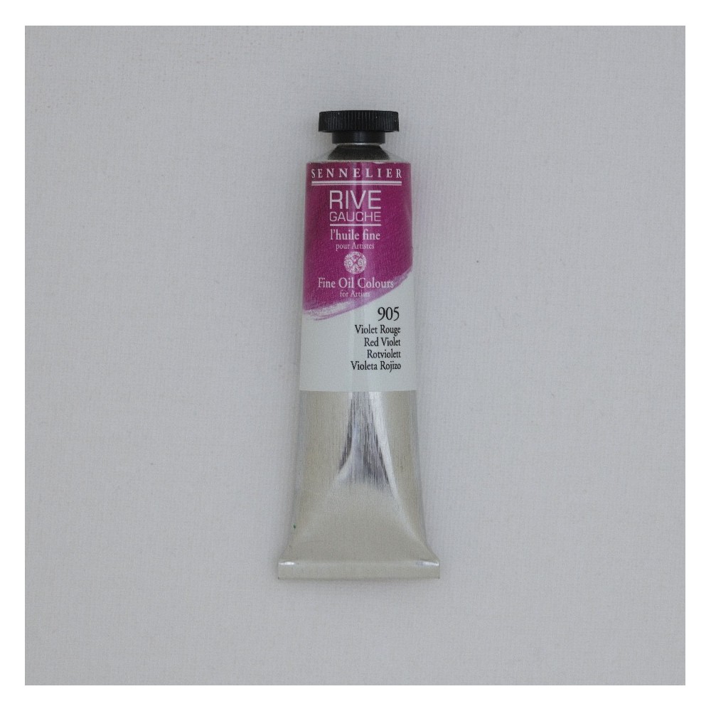 Rive Gauche fine oil paint - Sennelier - 905, Red Violet, 40 ml